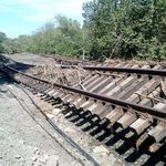 This section of track along Metro-North Railroad's Port Jervis Line is one of many in Orange and Rockland Counties damaged by Hurricane Irene. 